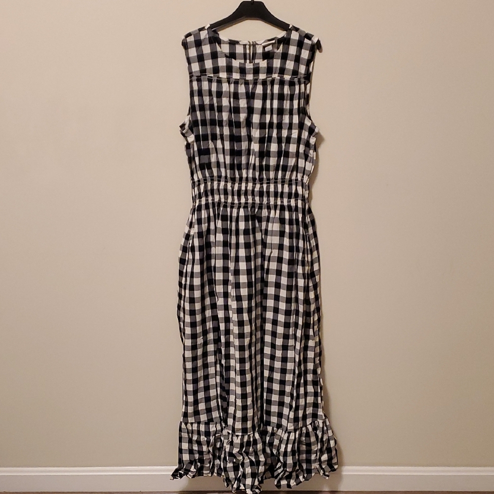 Black and White Checkered Dress